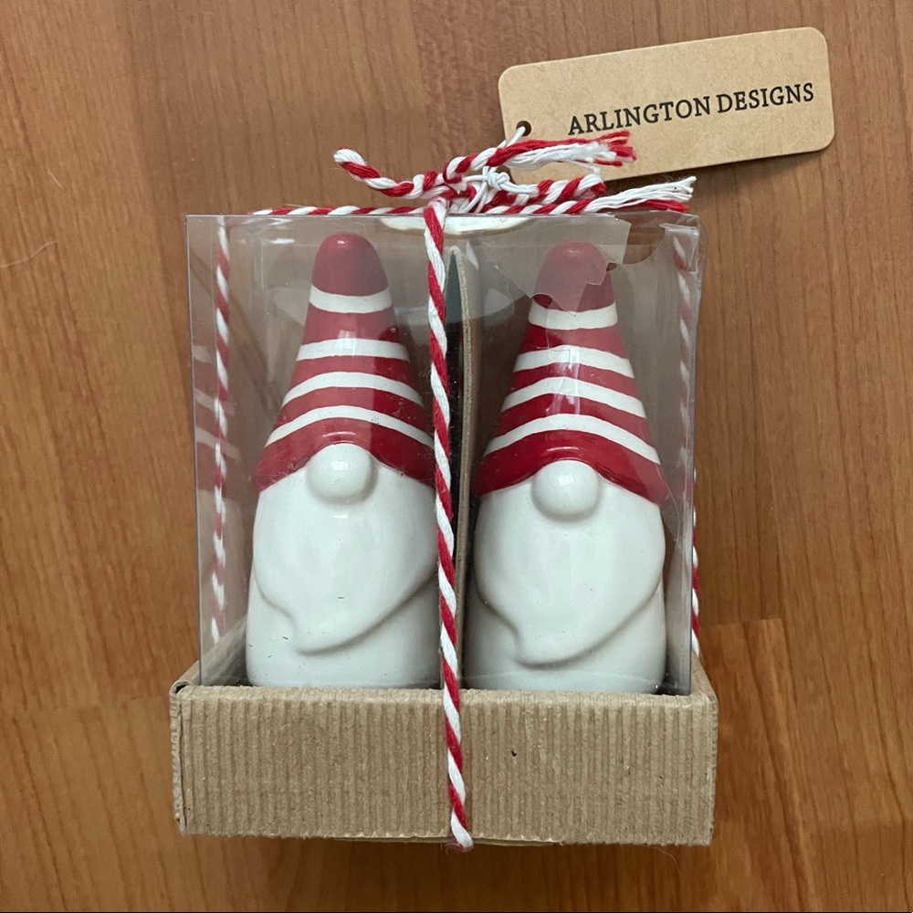 Arlington Designs Holiday Gnome Salt & Pepper Shakers